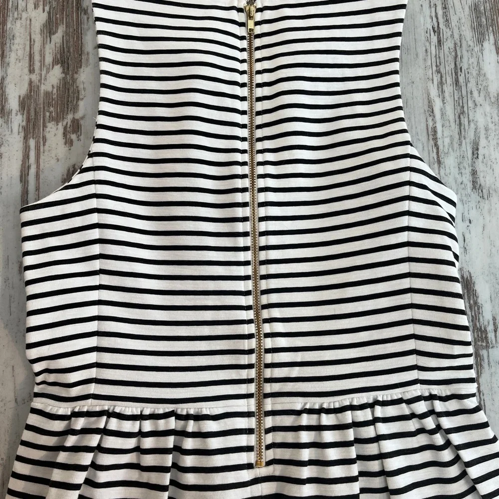 J.Crew Daybreak Striped Pleated Ponte Mini Dress - Size Small - Picture 16 of 16